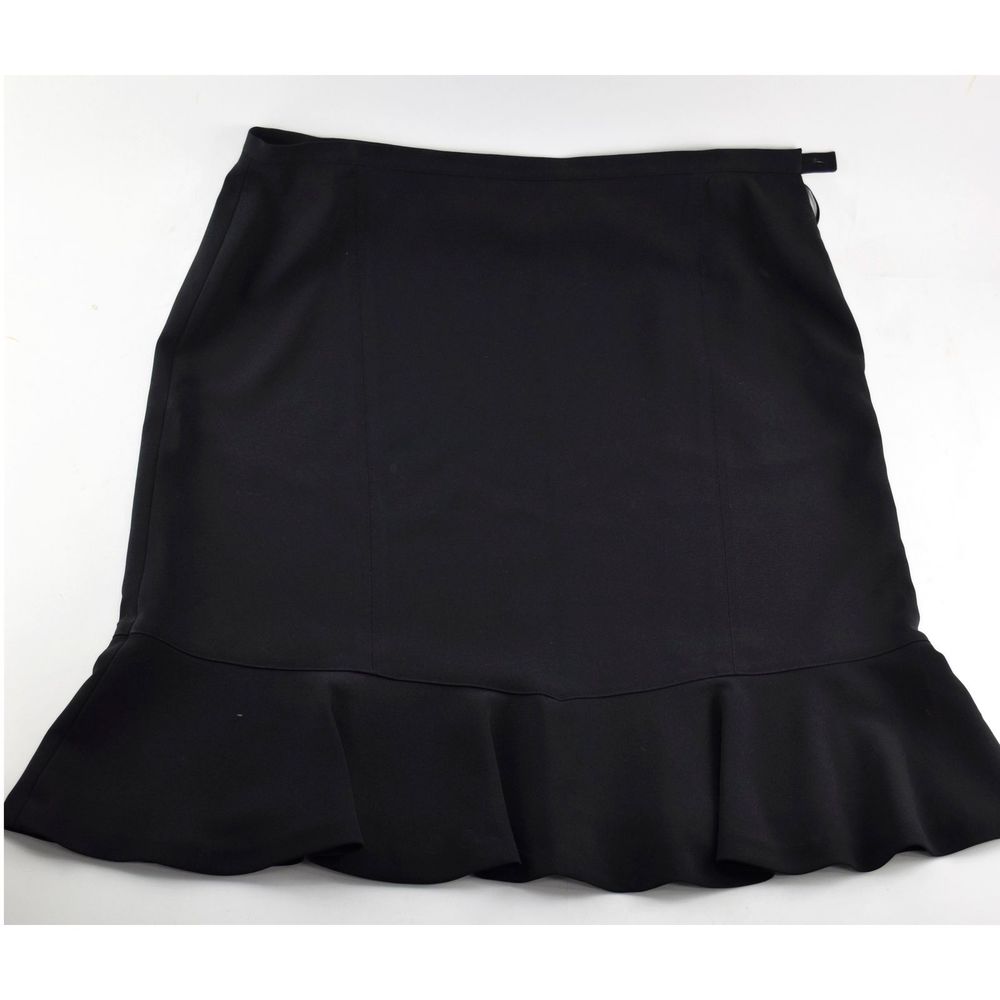 Jones New York Black Ruffle Skirt 16